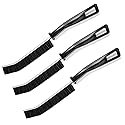 ZFFKZ 3 Pcs Crevice Cleaning Brush, 23cm Toilet Brush - Non-Slip Grip, All-Surface Safe (Tile, Glass, Car) - Bathroom Cleaning Supplies for Toilet