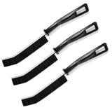 ZFFKZ 3 Pcs Crevice Cleaning Brush, 23cm Toilet Brush - Non-Slip Grip, All-Surface Safe (Tile, Glass, Car) - Bathroom Cleaning Supplies for Toilet