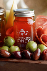 Bee Harmony Rare Varietals Honey Flight, Mini Honey Gift Set, 4 Jars, 3 OZ Each, Premium, Raw (Acacia, Buckwheat, Blueberry Blossom, Orange Blossom)