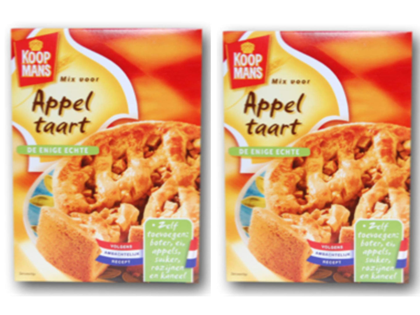 Koopmans Apple Pie Mix, Appeltaart, 2 boxes, 15.4oz each