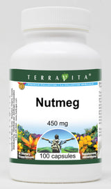 Nutmeg - 450 mg (100 Capsules, ZIN: 521997) - 3 Pack