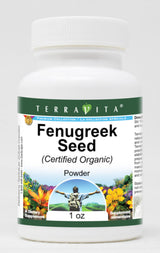 Fenugreek Seed (Certified Organic) Powder (1 oz, ZIN: 517676) - 3 Pack
