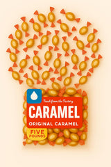 Candy Vanilla Caramel Creams - 5 Pound Bag (80 Ounces) - Fresh from the Factory 58101