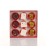 Lezzet, Assorted Turkish Delight, 100% Handmade Traditional Lokum, 9 Pieces, 7.05 oz (200gr)