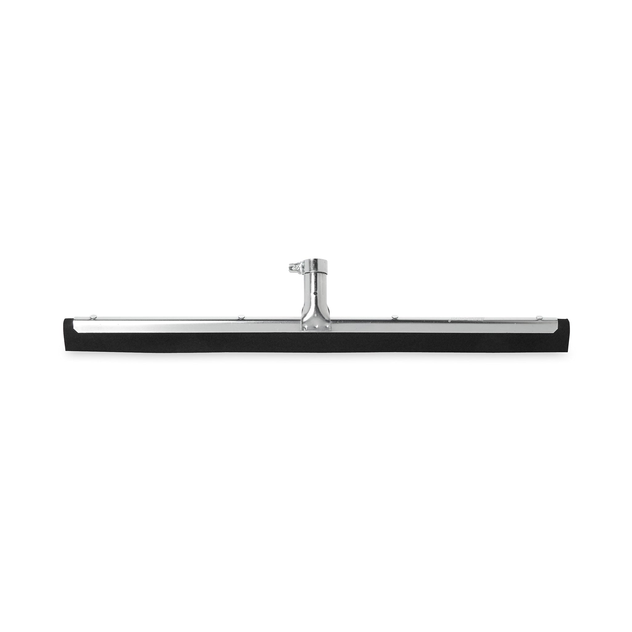Rubbermaid Commercial Products Standard Floor Squeegee, 22-inch Dual Moss, Silver/Metal, Heavy Duty Rubber Floor Scrubber for Bathroom/Garage/Tile in