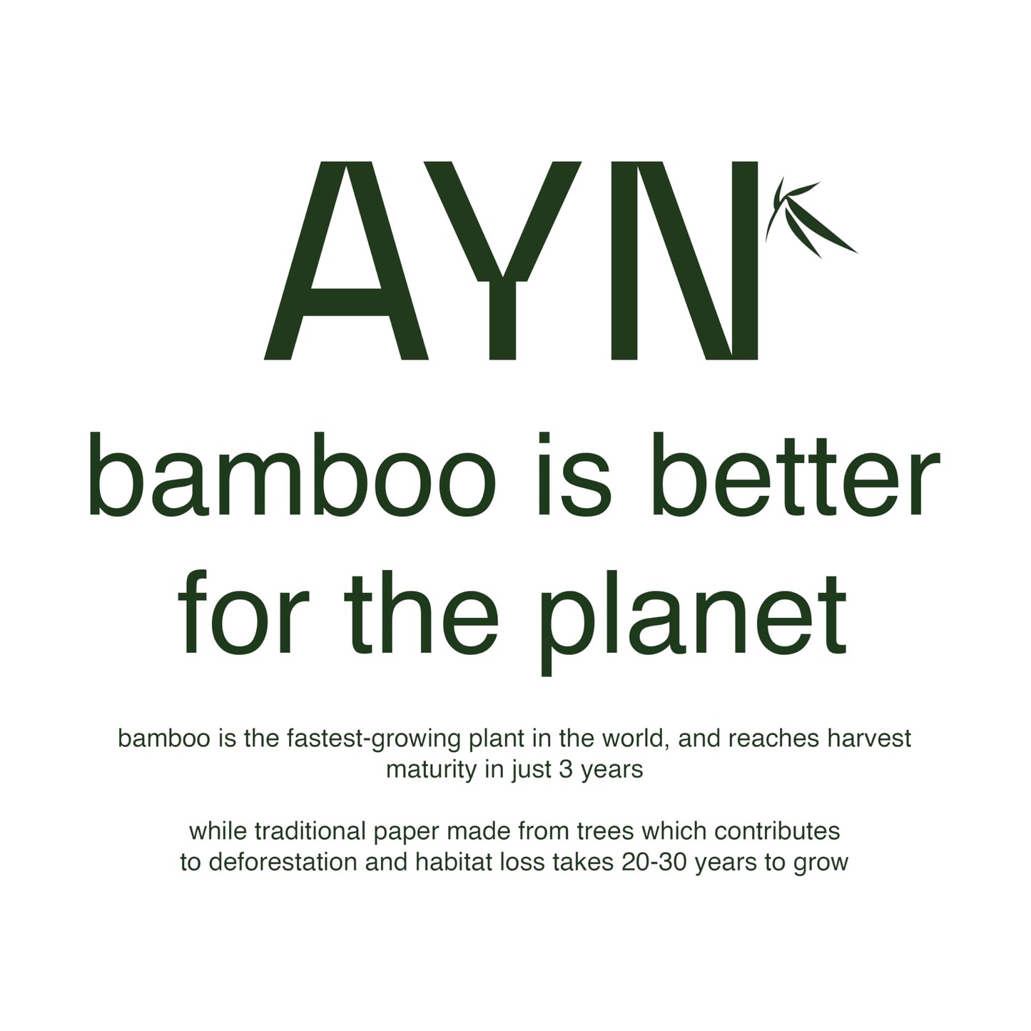 ALL YOU NEED Premium 3- Ply Bamboo Toilet Paper - 24 Mega Roll Pack, 300 Sheets Per Roll, 7,200 Total Sheets - Tree-Free Bath Tissue, Plastic-Free