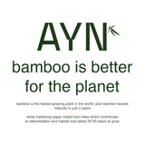ALL YOU NEED Premium 3- Ply Bamboo Toilet Paper - 24 Mega Roll Pack, 300 Sheets Per Roll, 7,200 Total Sheets - Tree-Free Bath Tissue, Plastic-Free