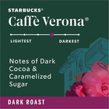 Starbucks K-Cup Coffee Pods, Dark Roast Hot or Iced Coffee, Caffè Verona, 24 Keurig Pods