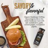 Watkins Organic Grilling Hamburger Seasoning, Non-GMO, Kosher, 3.6 Oz, 1-Pack