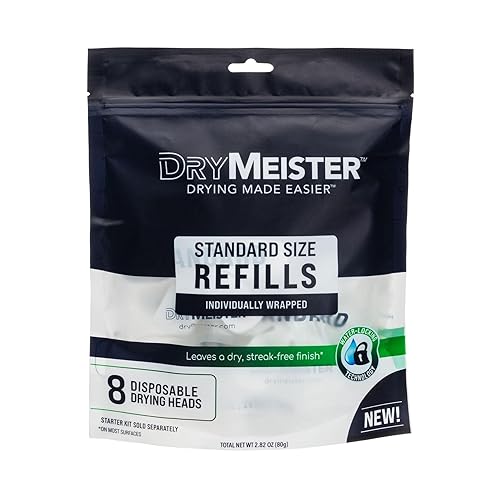 Standard Refills - Dries Inside Vases, Water Bottles, Wine Glasses, Hydration Bladders, Travel Mugs, Carafes, Pitchers - Reusable. Wand Sold