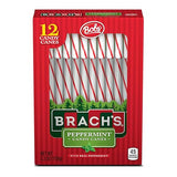 Brach's Red and White Peppermint Candy Canes, 12 ct