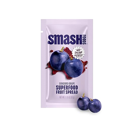 Smash Foods Concord Grape Superfood Jam Sgl, 1.15 OZ