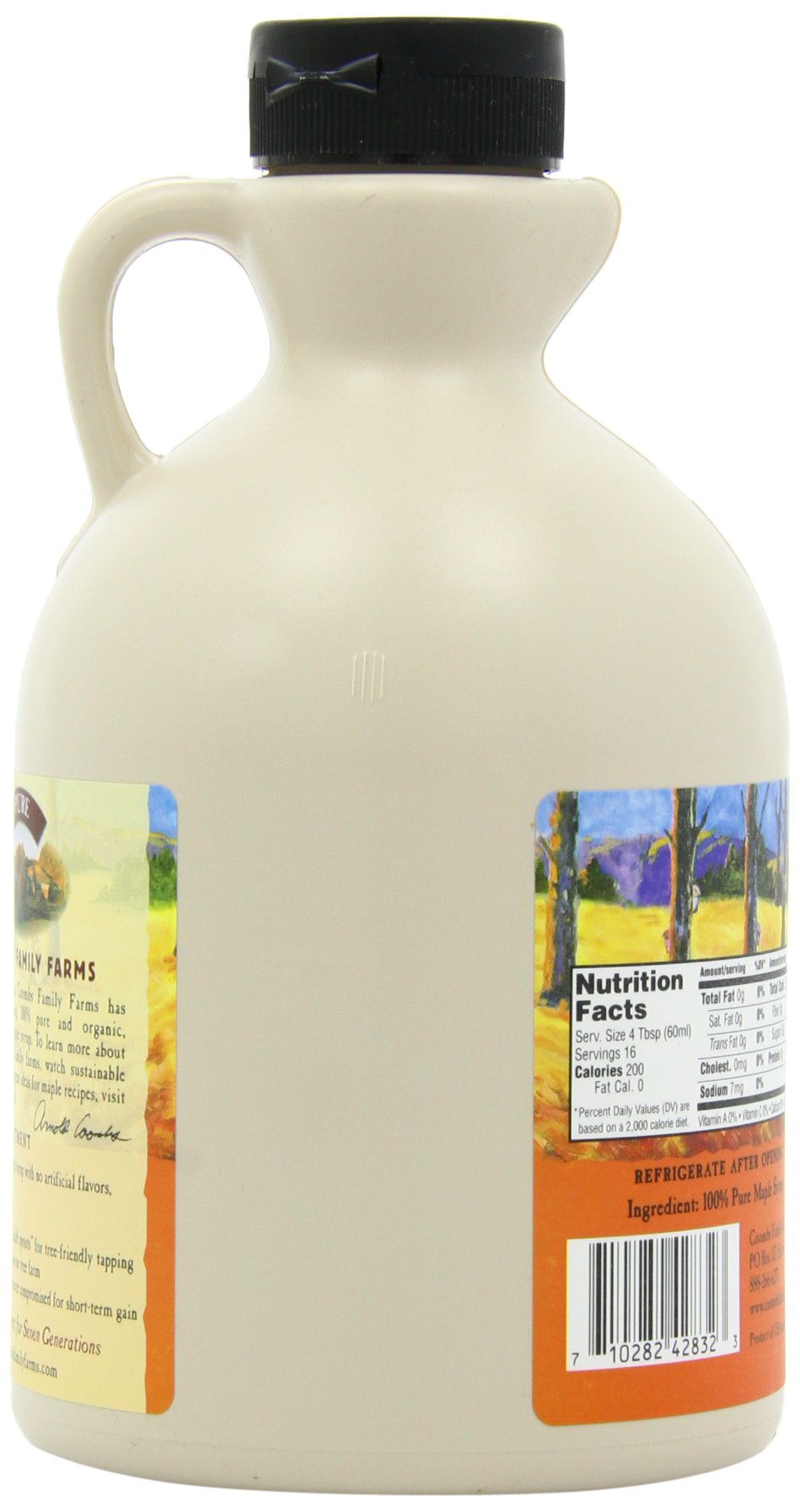 Coombs Family Farms Maple Syrup, Pure Grade A, Dark Color, Robust Taste, 32 Fl Oz (Pack of 1)