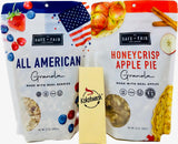 KOKOBUNCH The Safe And Fair Granola Variety Bundle All American Berries | Honeycrisp Apple Pie With Kit 2-12oz PACK