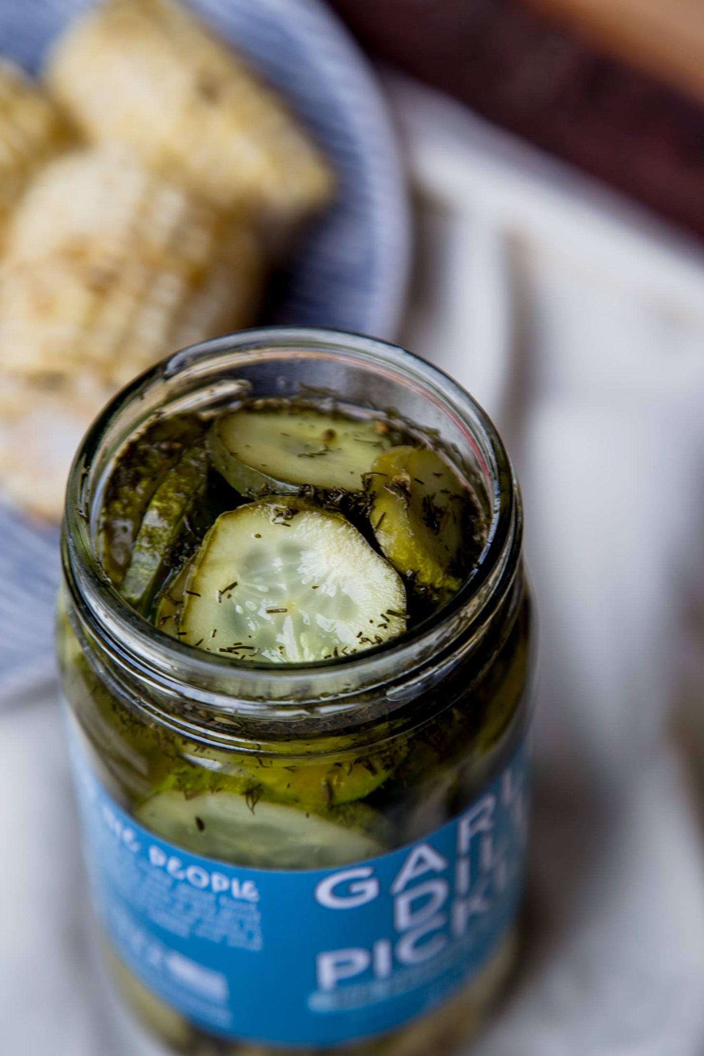 The People's Provisions - Just The Pickles - Garlic Dill, Spicy Garlic, Bread & Butter and Sweet & Spicy Pickles in one gift pack (4 jars)