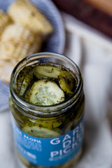 The People's Provisions - Just The Pickles - Garlic Dill, Spicy Garlic, Bread & Butter and Sweet & Spicy Pickles in one gift pack (4 jars)