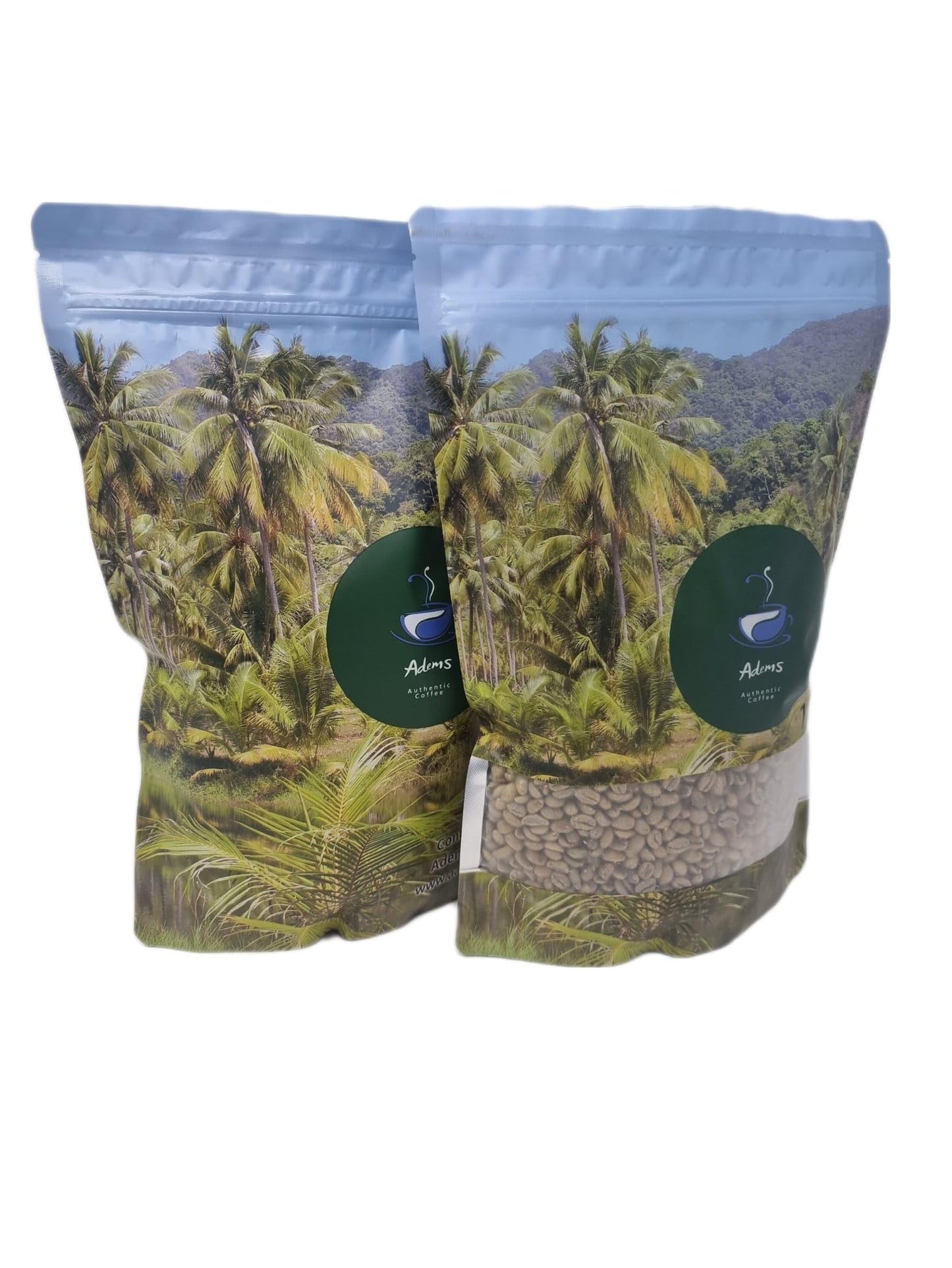 Adems Colombian & castillo green coffee beans unroasted 1kg for home and business use