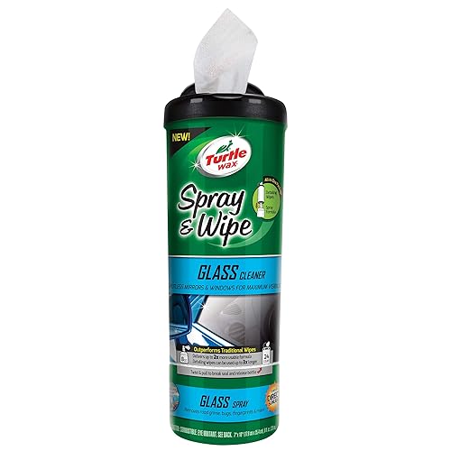 Turtle Wax 50938 Spray & Wipe Glass Cleaner