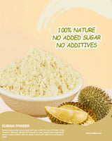 Nature Durian powder,Freeze Dried Durian Powder, 3.5 Ounces, Durian Fruit Powder for Smoothie, Drinks and Baking Food