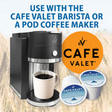 Cafe Valet Folds of Honor Dark Roast Coffee Pods, 80 Count - Contributing to Military Family Scholarships
