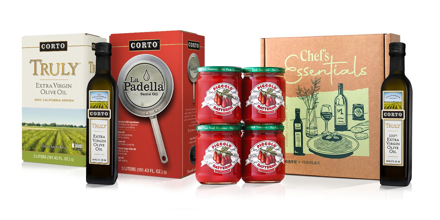 Corto TRULY® | Extra Virgin Olive Oil | Floral Notes | Cold Extracted in State-of-the-Art Mill | Straight from Official Corto Olive Groves & Oil Producer | 500 mL