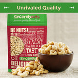 Sincerely Nuts - Raw Cashews Whole and Unsalted | Healthy Snack, Source of Protein | Keto and Paleo Friendly Gourmet Quality Vegan | Cashew Nuts 5(LB)