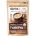 AprikaLife Organic Hojicha Green Tea Powder, USDA & JAS Roasted Green Tea from Japan, Authentic Japanese Houjicha Perfect for Lattes, Smoothies