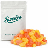 Orange & Lemon Citrus Slices - 1 lb Bulk Jelly Fruit Slices - Classic Orange Slice & Lemon Slice Treat - Sweet Sugar-Coated Citrus Snack for Candy
