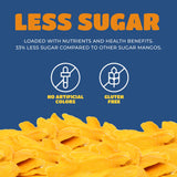 Dried Mango Slices - Delicious Texture Soft & Juicy Low Sugar Added Dried Mango - Naturally Ripened Mangos Dried Fruits - Gluten Free Dry Mangoes