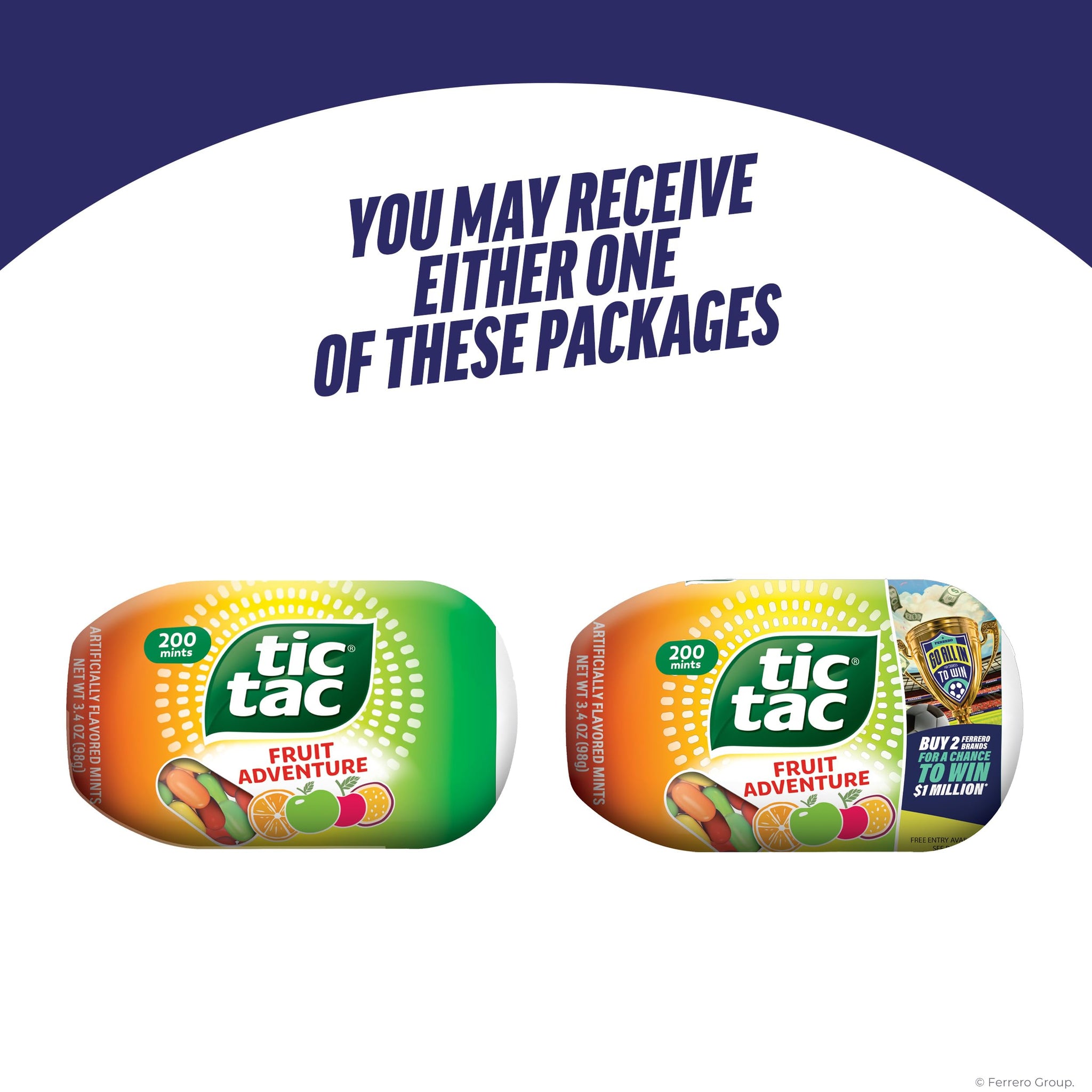 Tic Tac Fruit Adventure, On-the-Go Pocket-Sized Mints, 200 pieces, 3.4 oz Single Pack