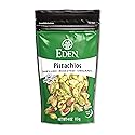 Eden Organic Pistachios, Shelled, Roasted, and Misted with Sea Salt, California Grown, 4 oz