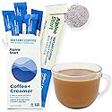 Alpine Start Premium Instant Coffee, Non-Dairy Coconut Creamer, 100% High Altitude Colombian Arabica Coffee, Non-GMO, Dairy Free, Soy Free, 5 Single