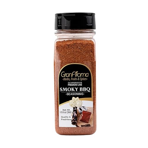 GranAroma Smoky BBQ Seasoning, Rich Smoky Flavor, Perfect for Grilling and Roasting (12.8 Ounce)
