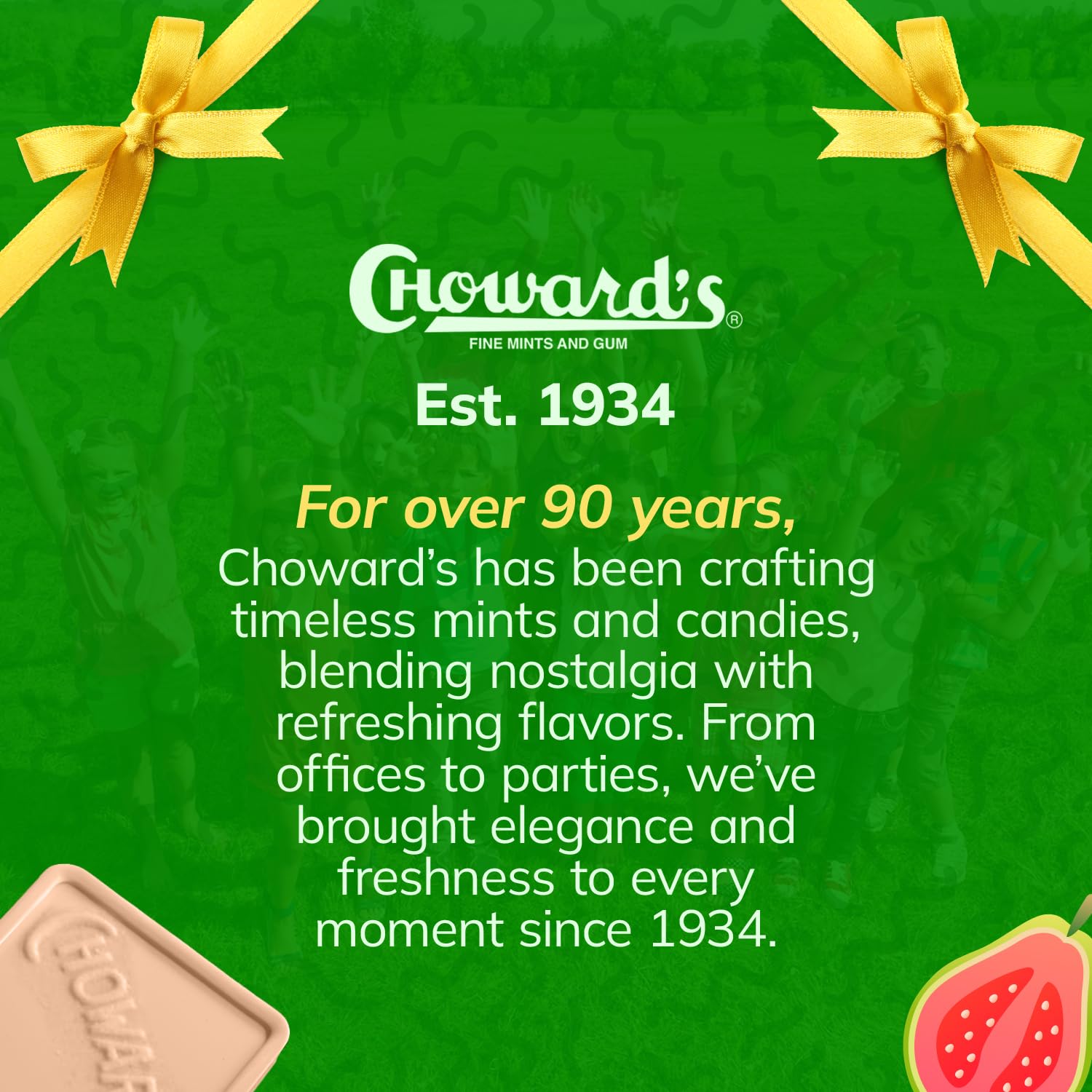 Choward's Guava Tropical Candy | Unique Fruit Flavors of Mint for Everyday Freshness | Perfect for Travel, Sharing, and Gifting | Distinctive Taste in