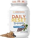 Dr. Christianson's Original Daily Reset Meal Replacement Shake (Chocolate) - Doctor Formulated Natural Pea Protein & Resistant Starch Powder