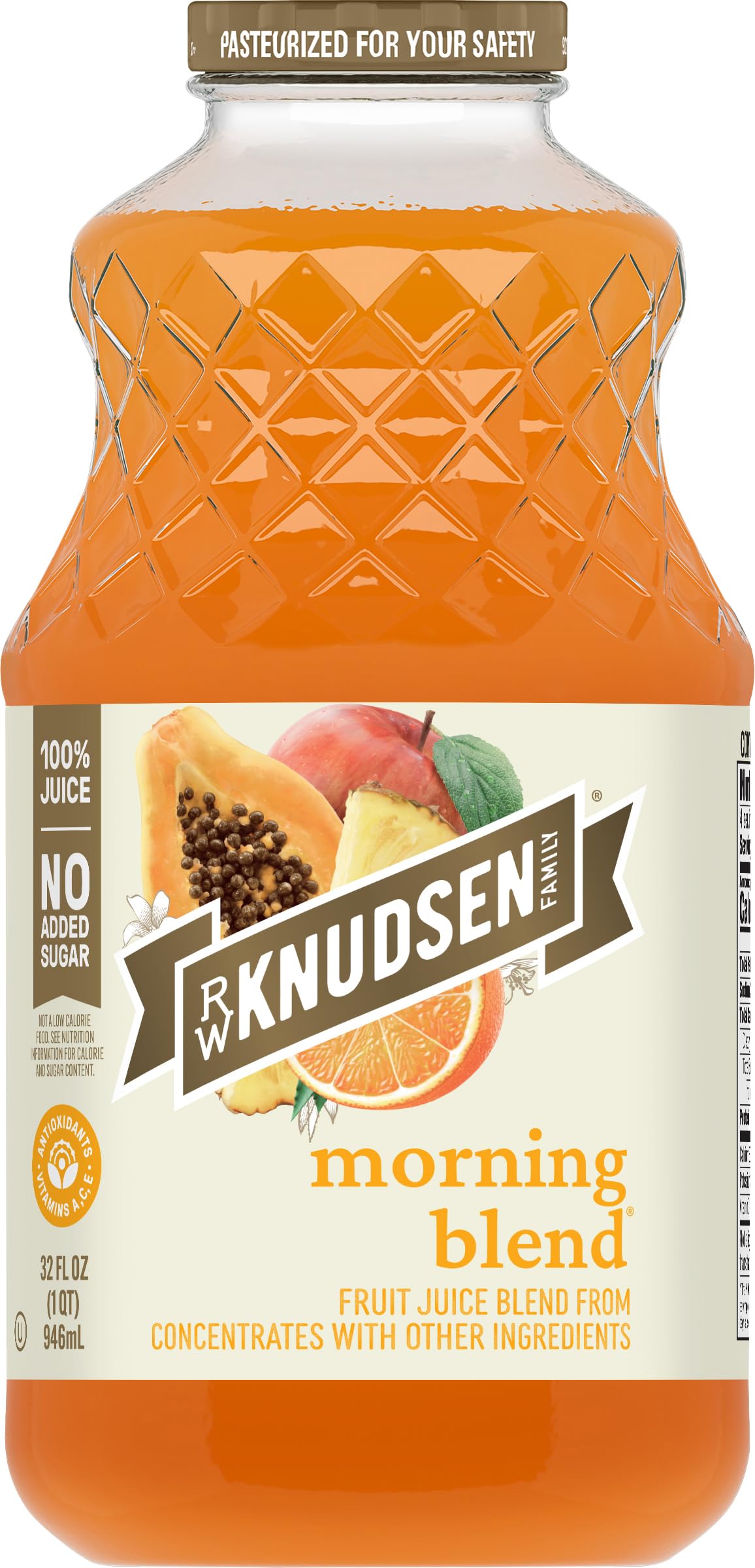 R.W. Knudsen Family Simply Nutritious Morning Blend Beverage, 32 Ounces