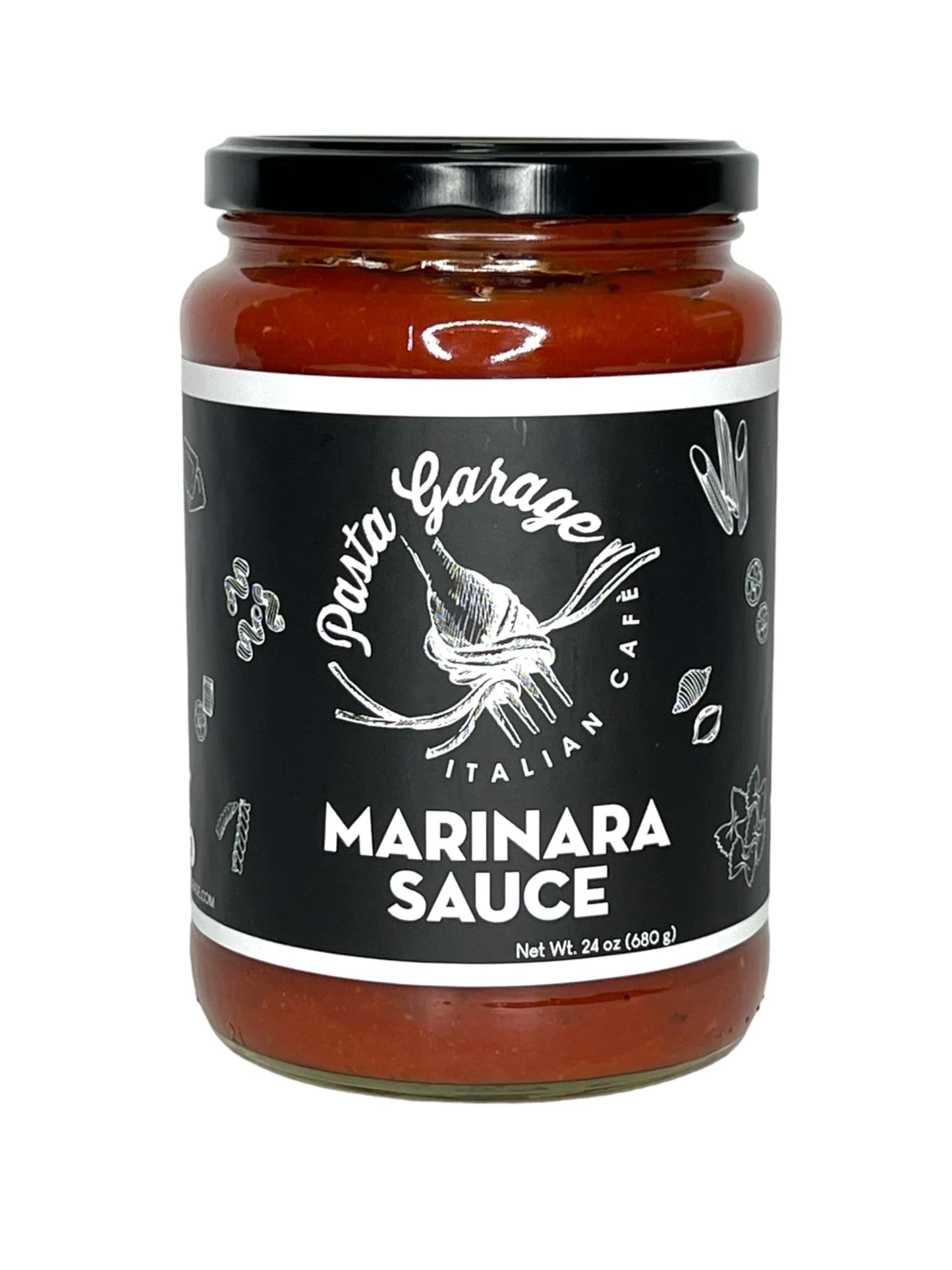 Pasta Garage Classic MARINARA Sauce/World Famous Signature Recipe Pasta Sauce/Small Batch/Slow Cooked/Vegetarian/Vegan/Gluten Free/Low Carb/24oz