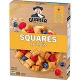 Quaker, Corn Squares, Toasted Cereal, 375g/13 oz. Box