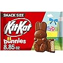 KIT KAT Milk Chocolate Wafer Snack Size Bunnies, Easter Candy Bag, 8.85 oz