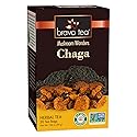 Bravo Tea Chaga Mushroom Herbal Tea Caffeine Free, 20 tea bags, 1 count