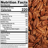 Presto Sales Pecan Halves 16 Oz | Raw, USA, Unsalted, Natural | Non-GMO, Keto/Paleo, Vegan | Perfect Mouth-Watering Taste, Low-Cholesterol, Dairy-Free