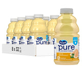 Ocean Spray® Pure Unsweetened White Grapefruit, 100% White Grapefruit Juice, 32 Fl Oz Bottle, (Pack of 8)