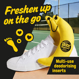 Boot Bananas Eco Travel Deodorisers | Light Weight, Sustainable, Reusable Sports Shoe & Glove Deodorizer Odour Neutralizer & Air Purifier |