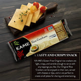 KA-ME Original Rice Crackers 3.5 oz, Authentic Asian Ingredients, Certified Gluten-Free, No Artificial Flavors/Colors, Non GMO - (2 Pack)