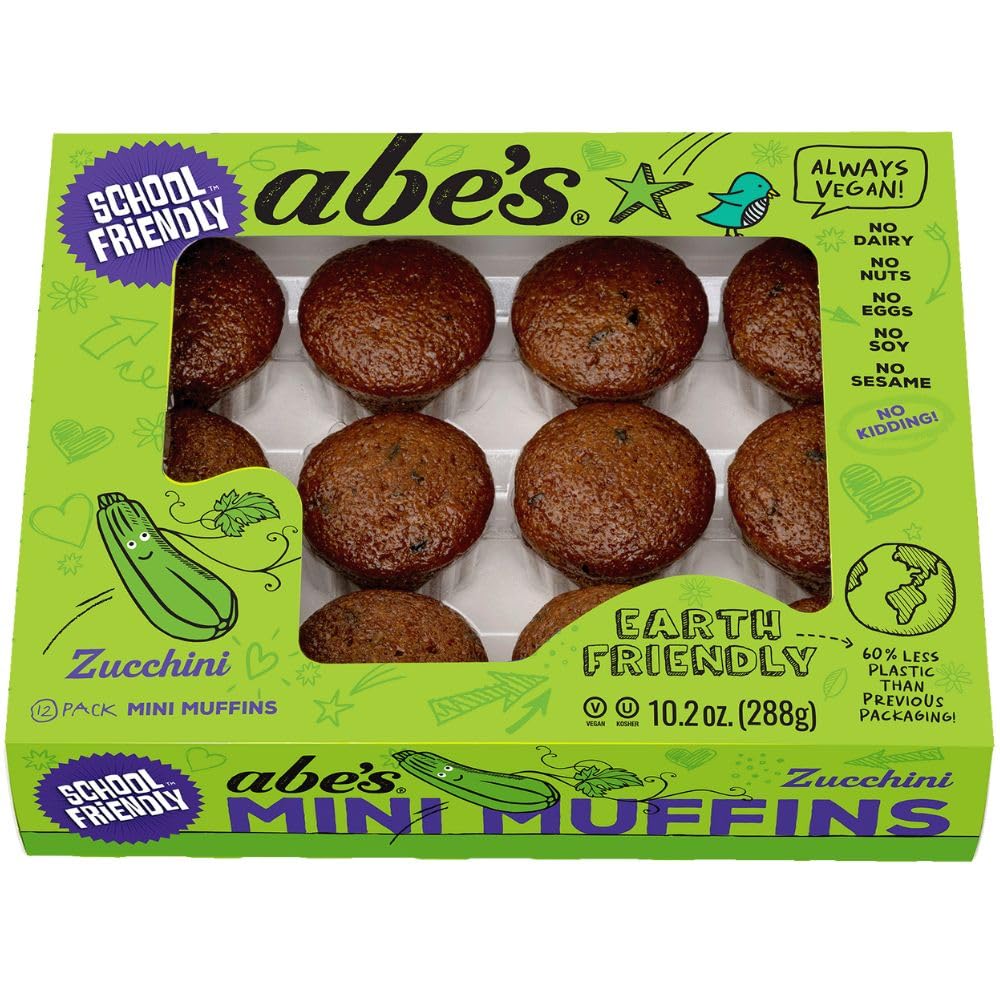 Abe's Mini Zucchini Muffin 12ct, 10.2 OZ