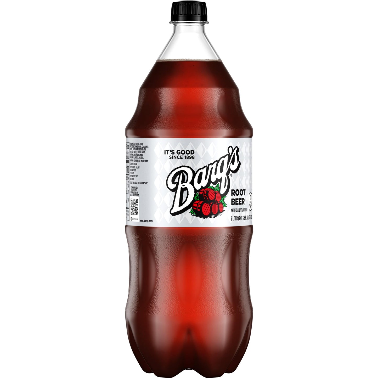 Barq's Root Beer Soda, 67.6 Fl Oz Bottle