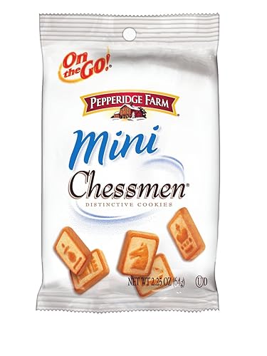 Pepperidge Farm Chessmen Mini Cookies, 2.25 Ounce (Pack of 8)