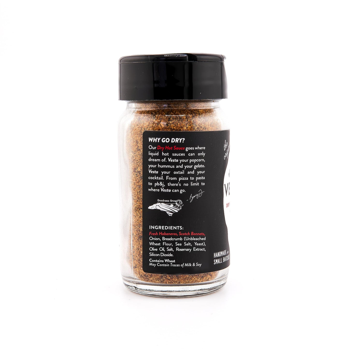 Benny T's Vesta - VERY HOT - Dry Hot Sauce (Habanero & Scotch Bonnet)