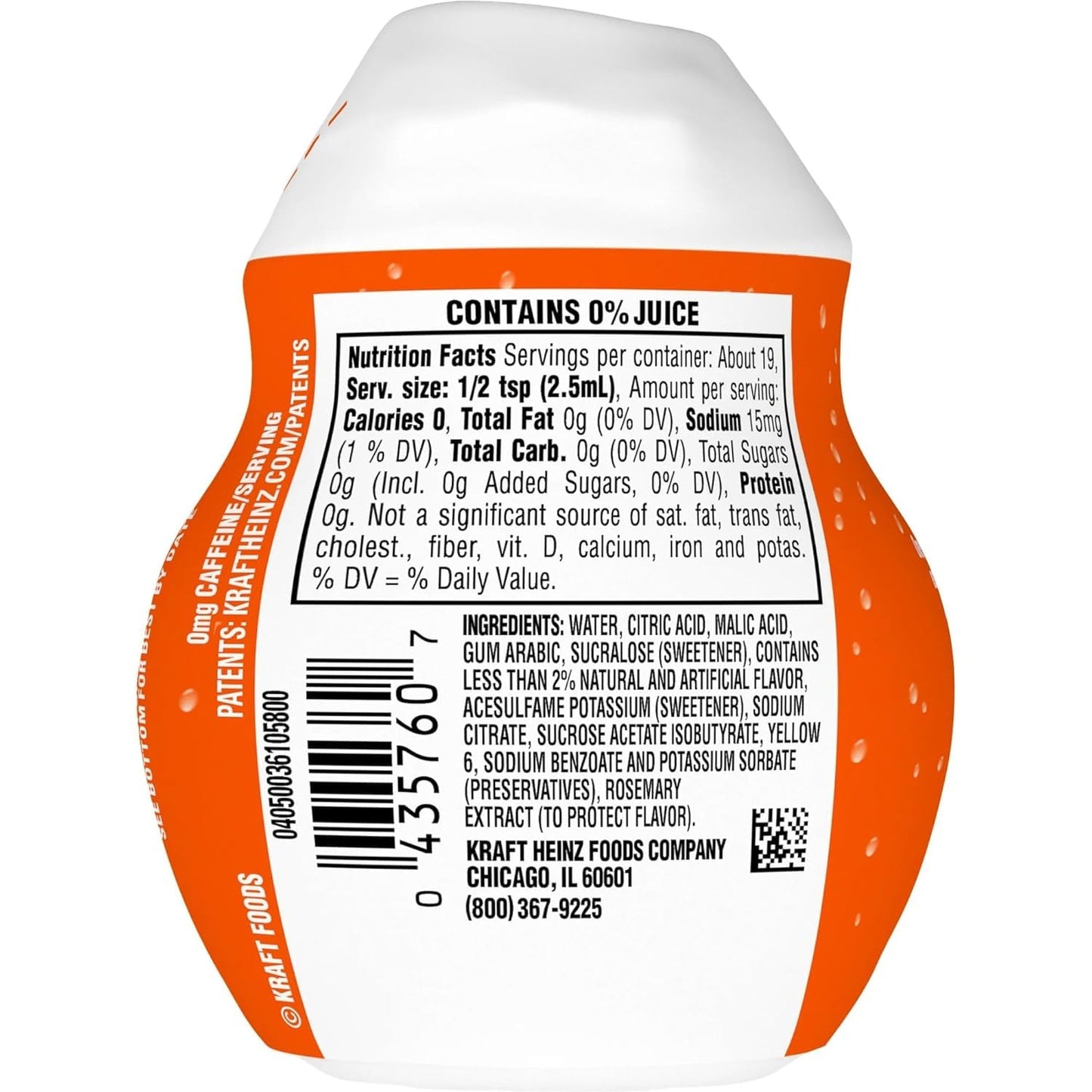 Kool-Aid Orange Liquid Drink Mix Variation (1.62 Fl Oz (Pack of 2), Orange)