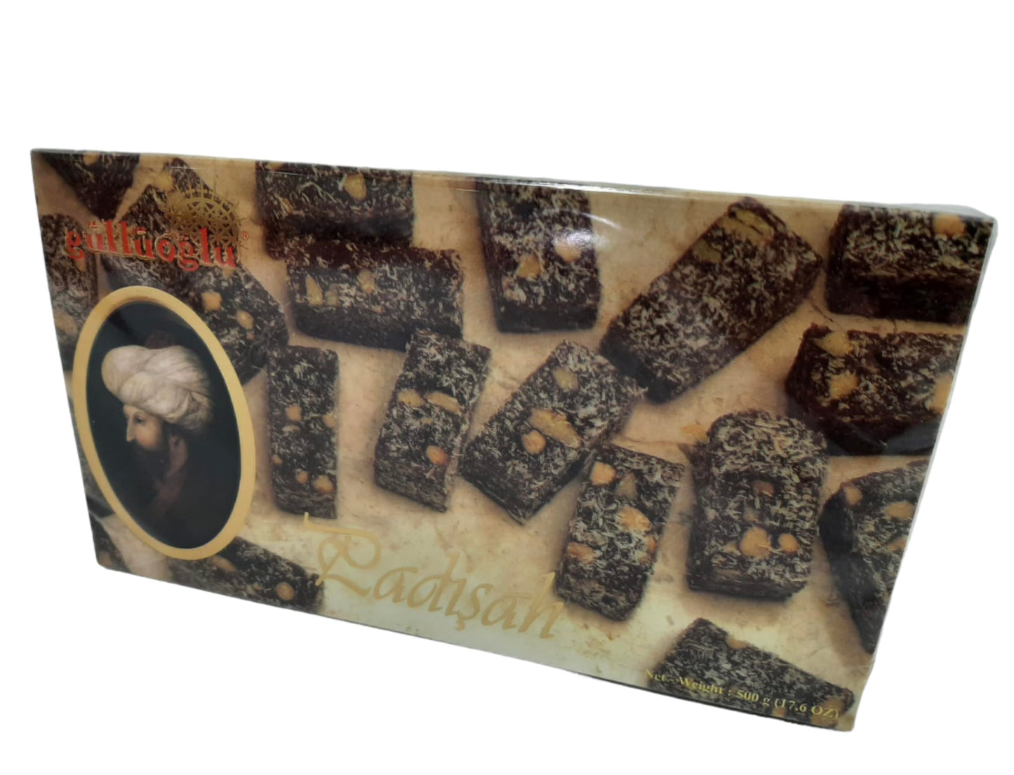 Gulluoglu Cezerye Delight, 17.6oz - 500 gr (1 pack), daily fresh shipment from Istanbul/Turkey